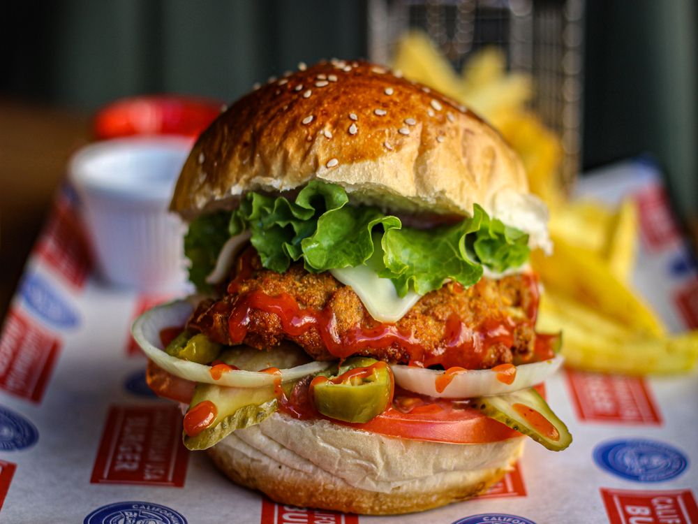 Extreme Chili Chicken Burger