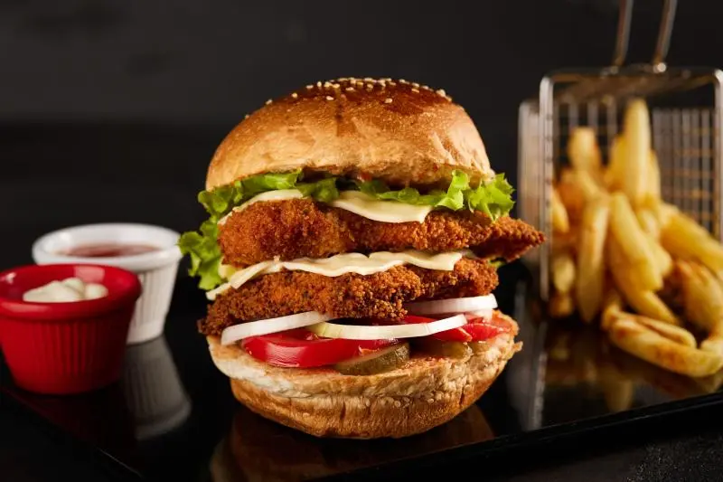 Double Chicken Burger